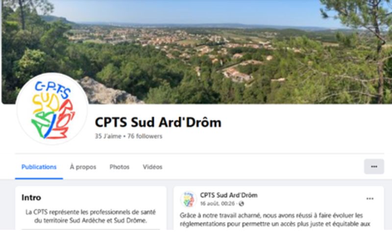 Page Facebook CPTS